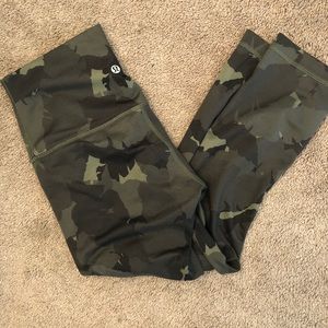 Lululemon high rise roll down